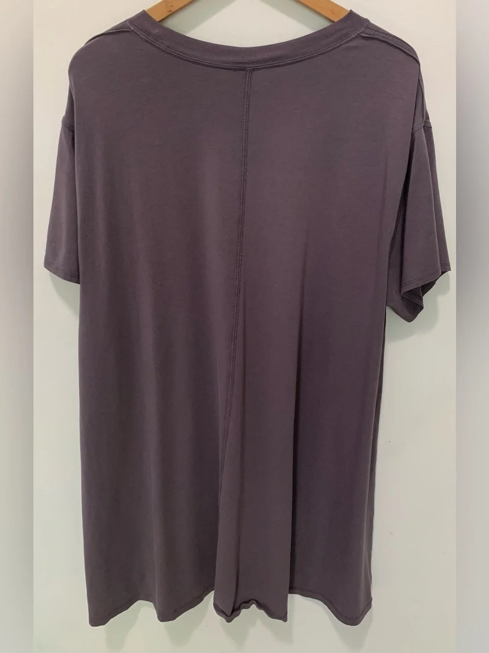 Lululemon All Yours Tee Dress Moonphase Eggplant Purple Size 8